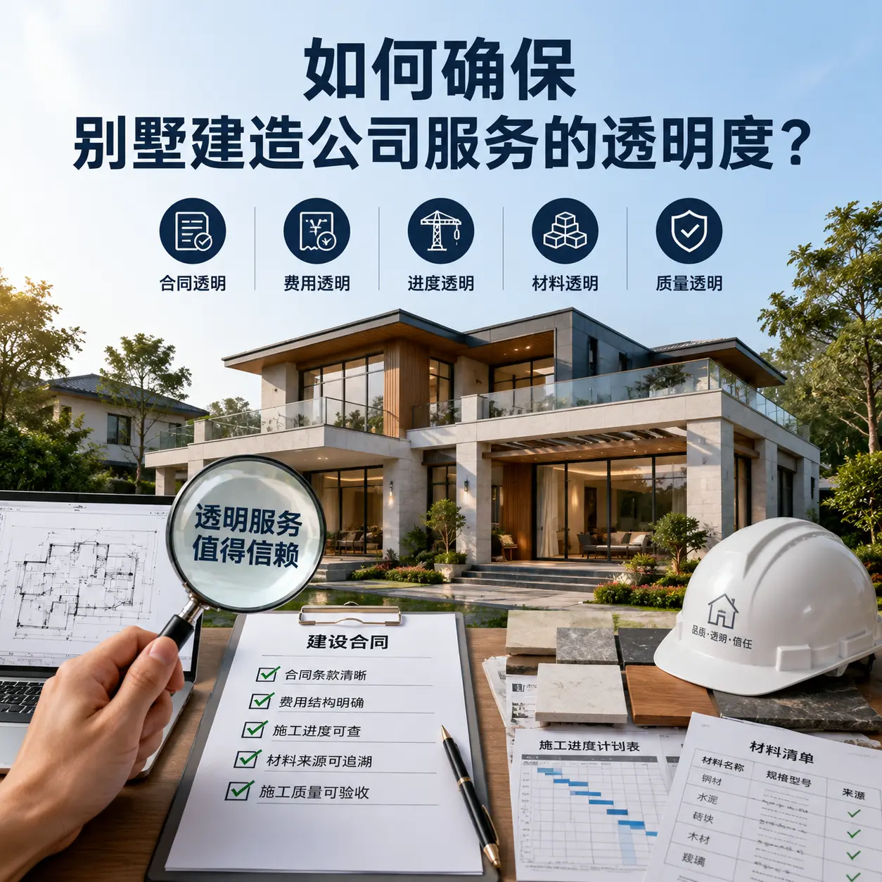 在 陕西 如何确保别墅建造公司服务的透明度？