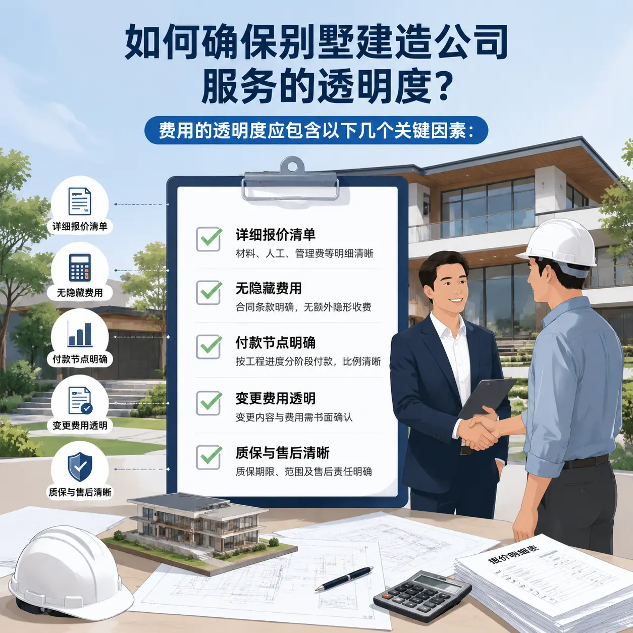 在 陕西 如何确保别墅建造公司服务的透明度?