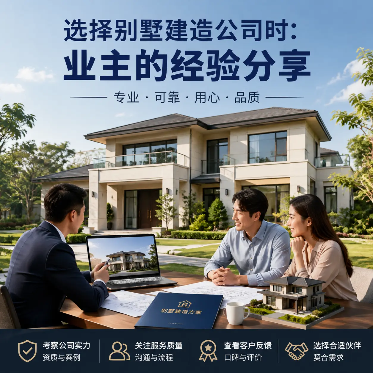 选择别墅建造公司时： 陕西 业主的经验分享