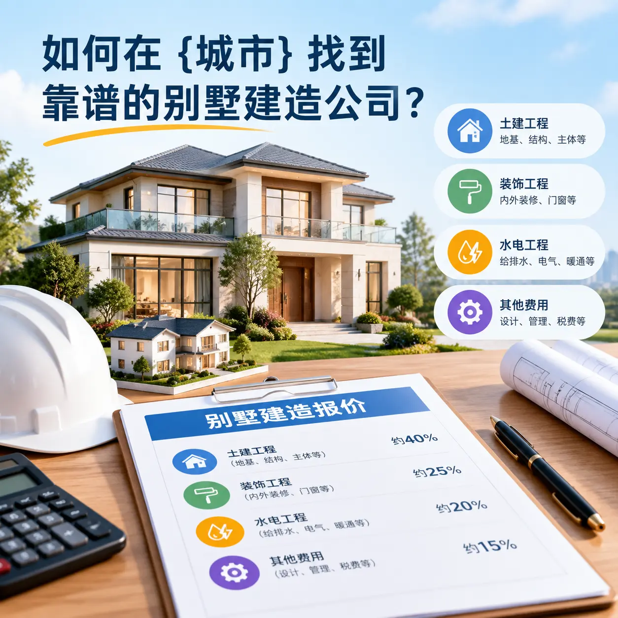 如何在 陕西 找到靠谱的别墅建造公司?