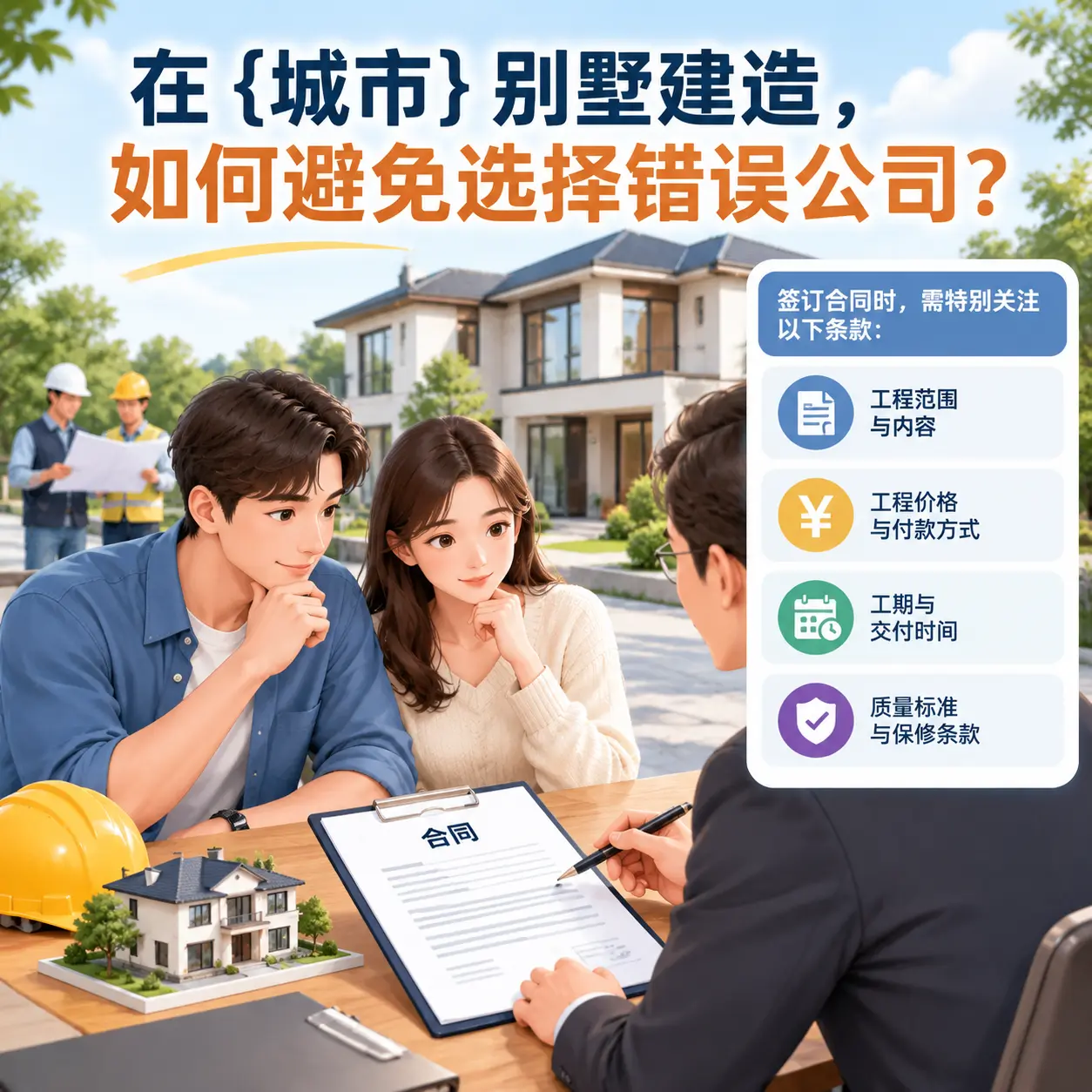 在 陕西 别墅建造,如何避免选择错误公司?