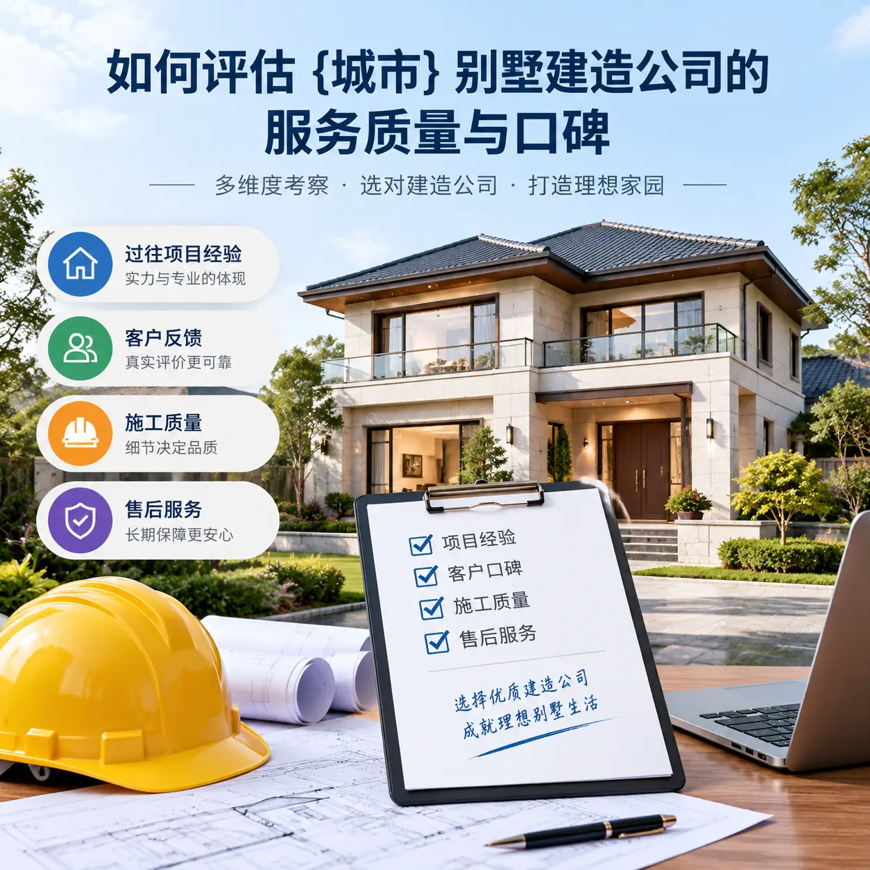 如何评估 陕西 别墅建造公司的服务质量与口碑