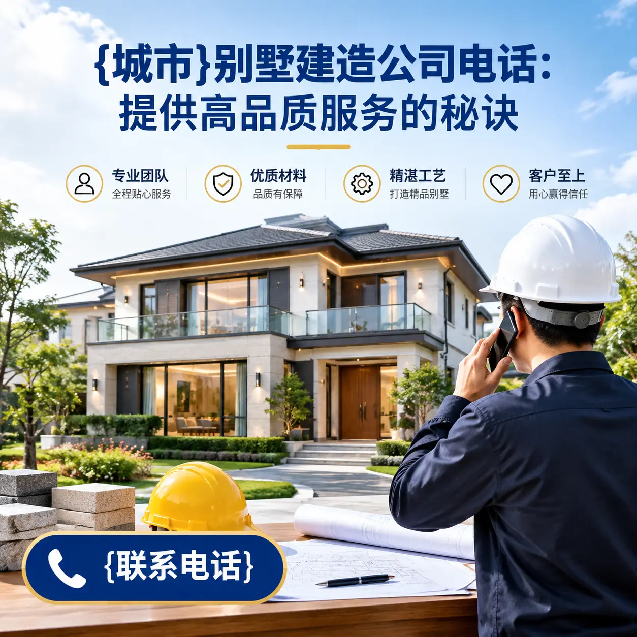 陕西别墅建造公司电话:提供高品质服务的秘诀