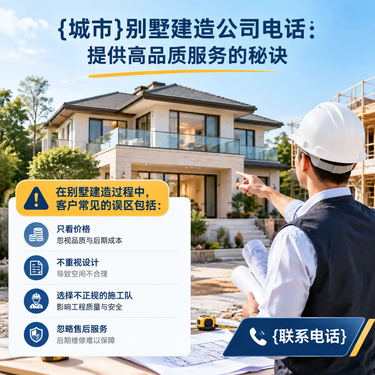 陕西别墅建造公司电话:提供高品质服务的秘诀
