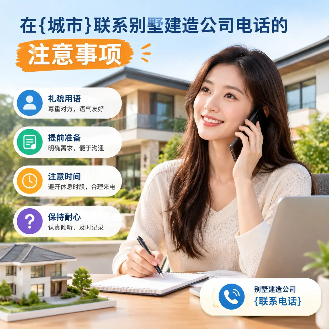 在陕西联系别墅建造公司电话的注意事项