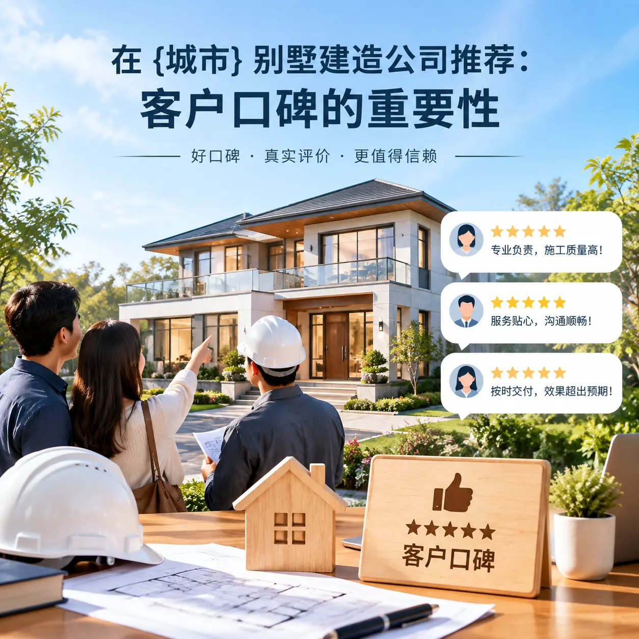 在 陕西 别墅建造公司推荐:客户口碑的重要性