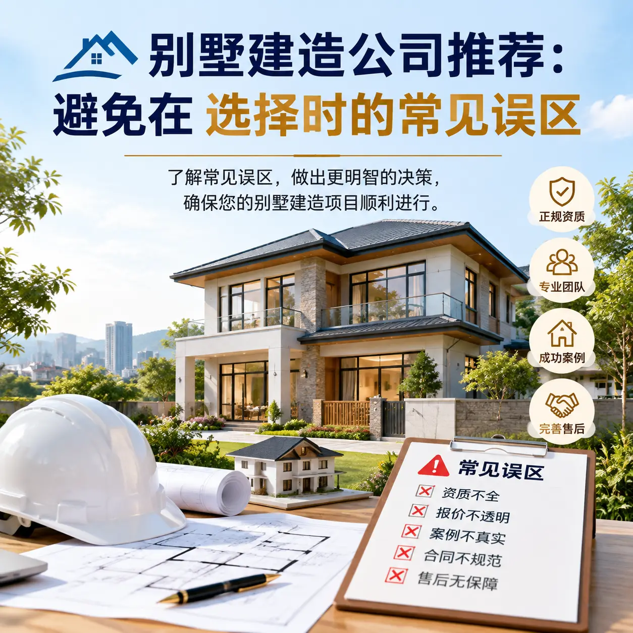 别墅建造公司推荐:避免在 陕西 选择时的常见误区