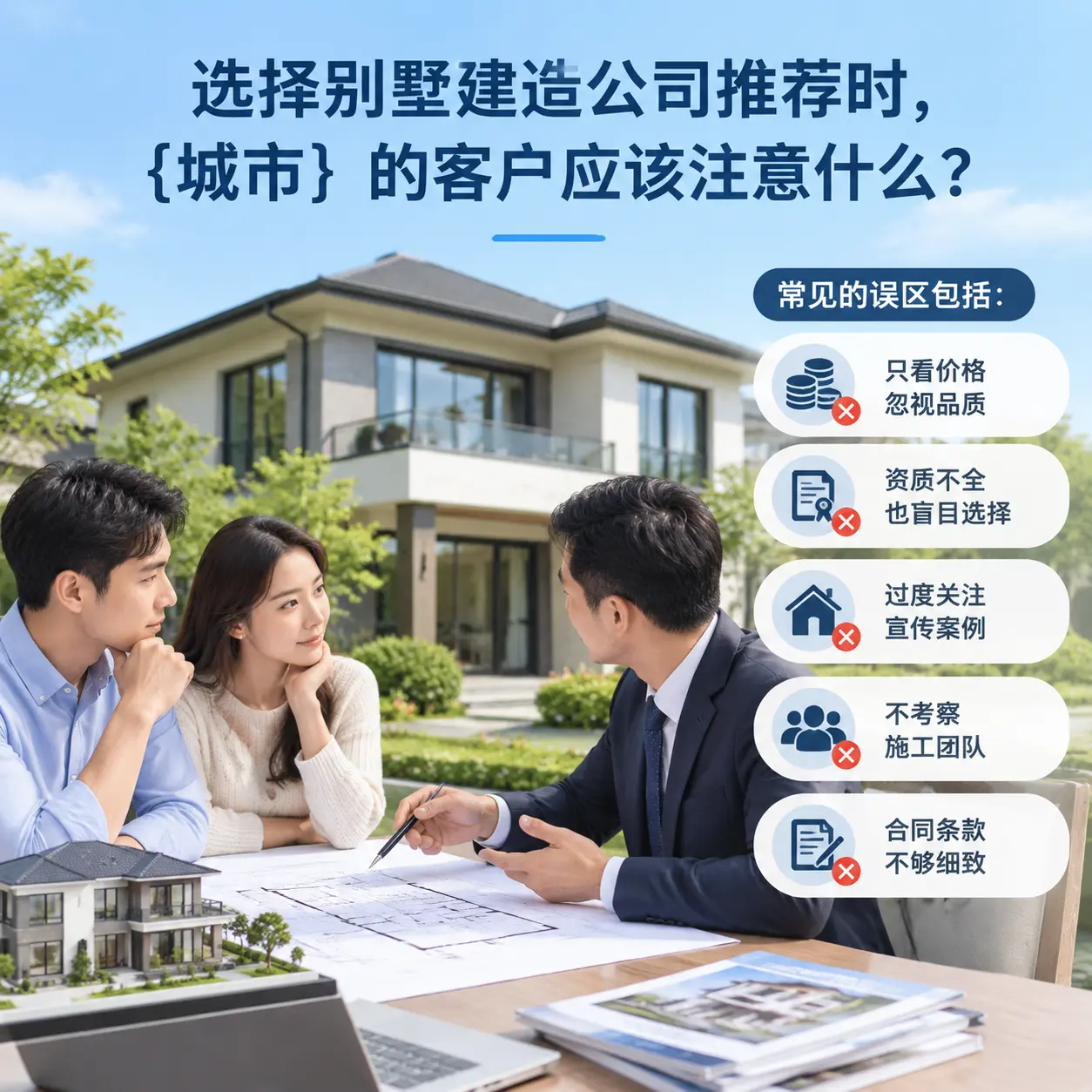 选择别墅建造公司推荐时,陕西 的客户应该注意什么?