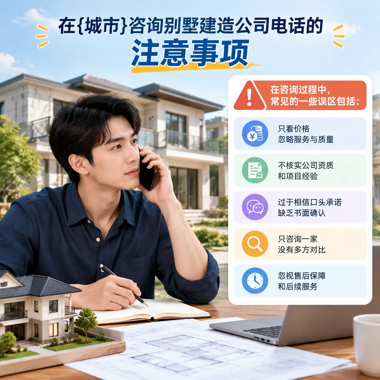 在陕西咨询别墅建造公司电话的注意事项
