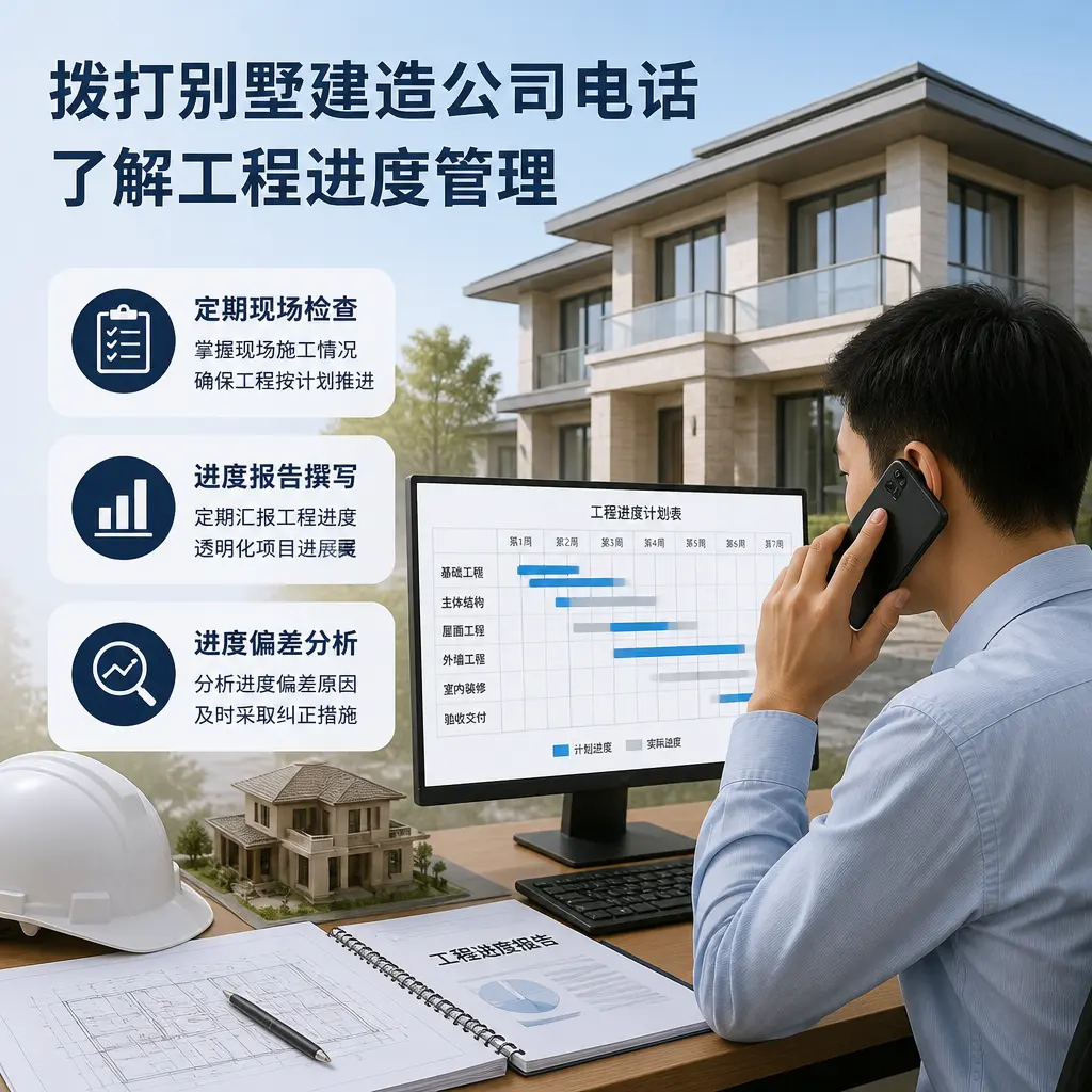 拨打陕西别墅建造公司电话,了解工程进度管理