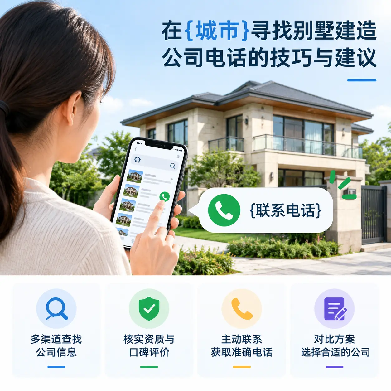 在陕西寻找别墅建造公司电话的技巧与建议